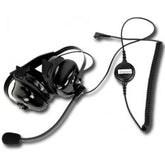Impact Radio Accessories PDM-1-NC Platinum Series Behind the Head Double Muff Heavy Duty Noise Cancelling Headset